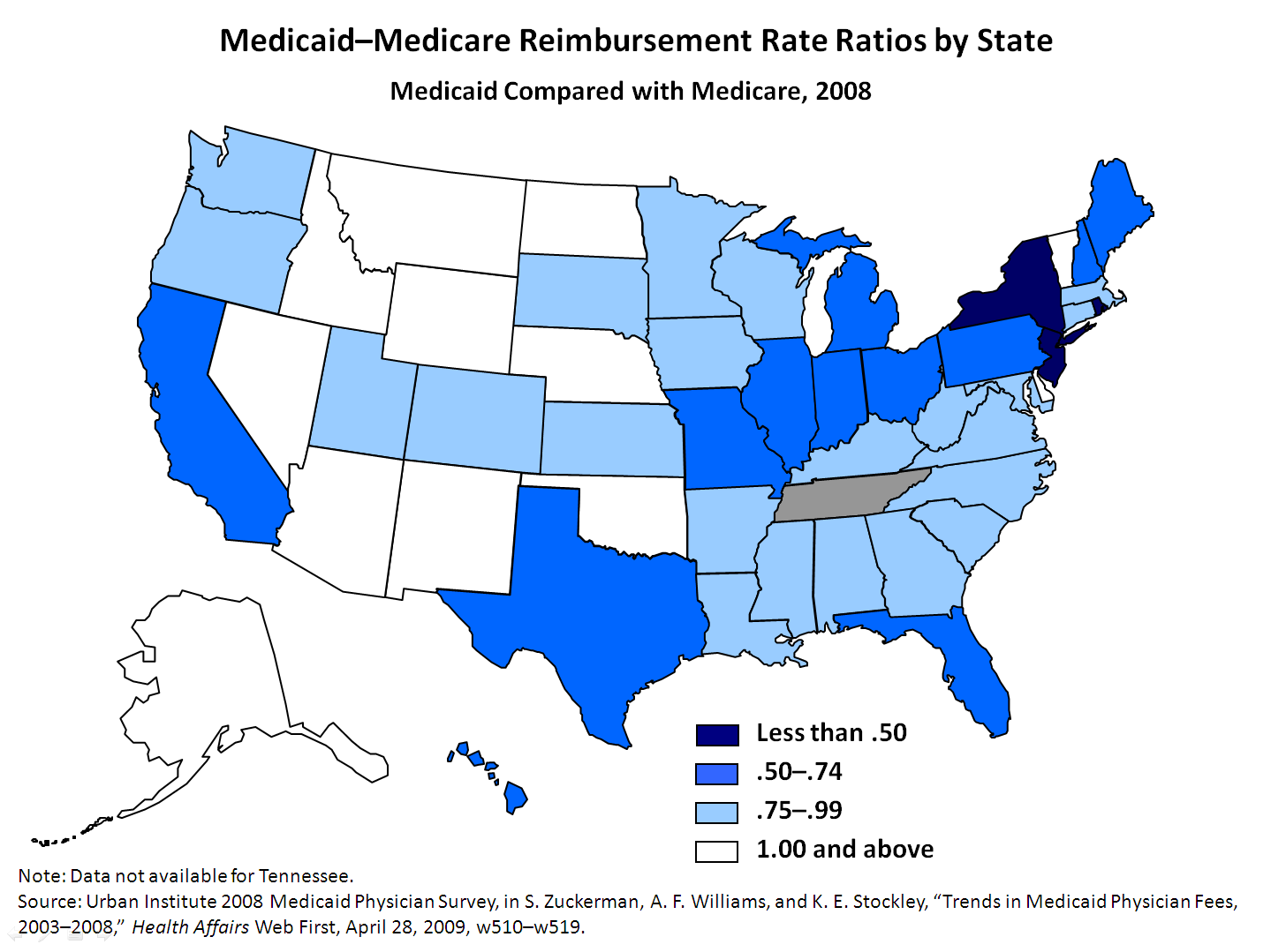 Medicaid–Medicare Reimbursement Rate Ratios by State | Commonwealth Fund