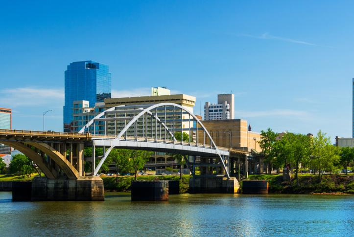 Little Rock Arkansas skyline