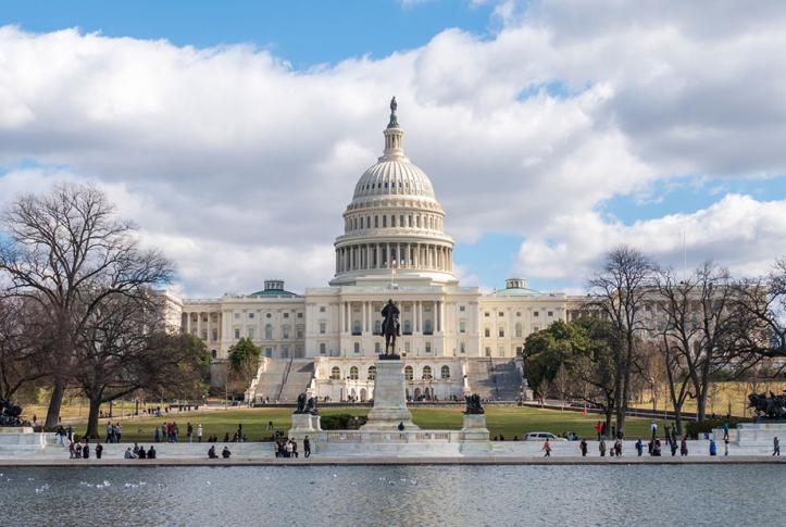 U.S. Capitol Building as Congress Turns to Health Care