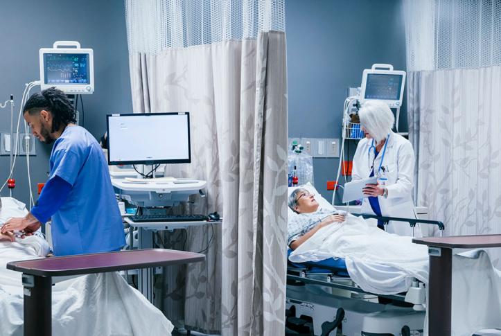 patients in the emergency room which may not be covered by insurance